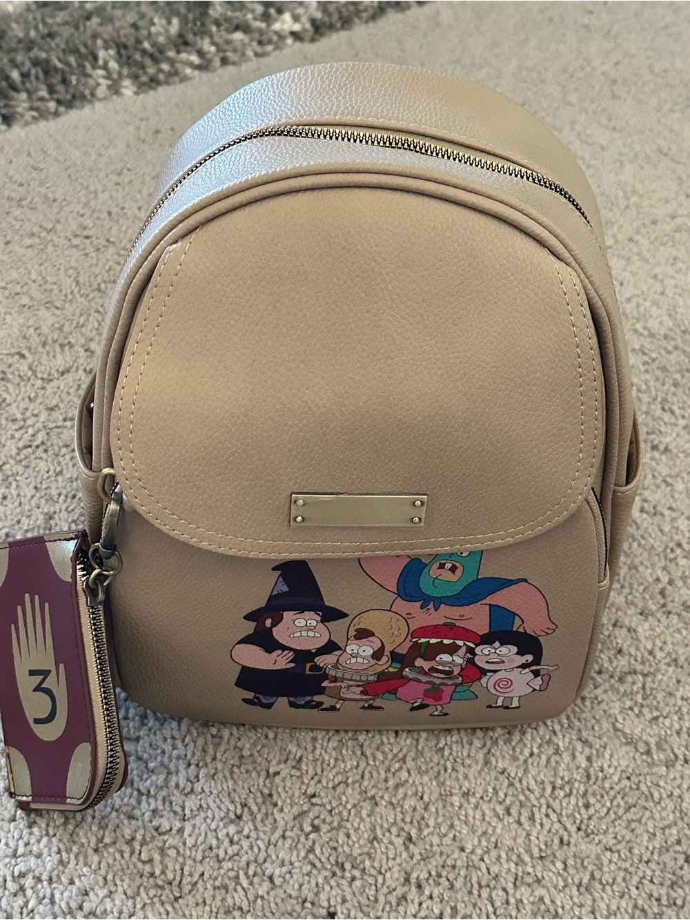 RARE Gravity Falls Loungefly Mini Backpack “Summerween” Edition